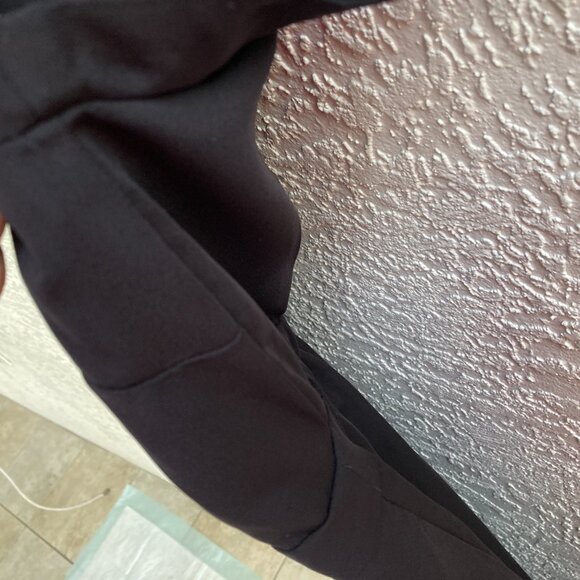 J. Crew Black Jumpsuit Sz 16 Wide Leg Sexy Stunning Back - Picture 4 of 7